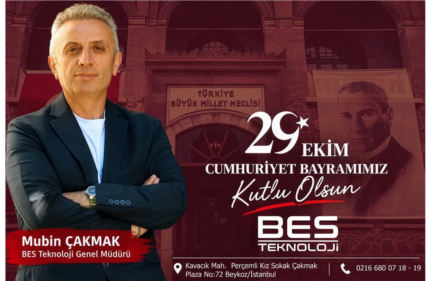 Mubin Çakmak: Cumhuriyet Bayramımız kutlu olsun